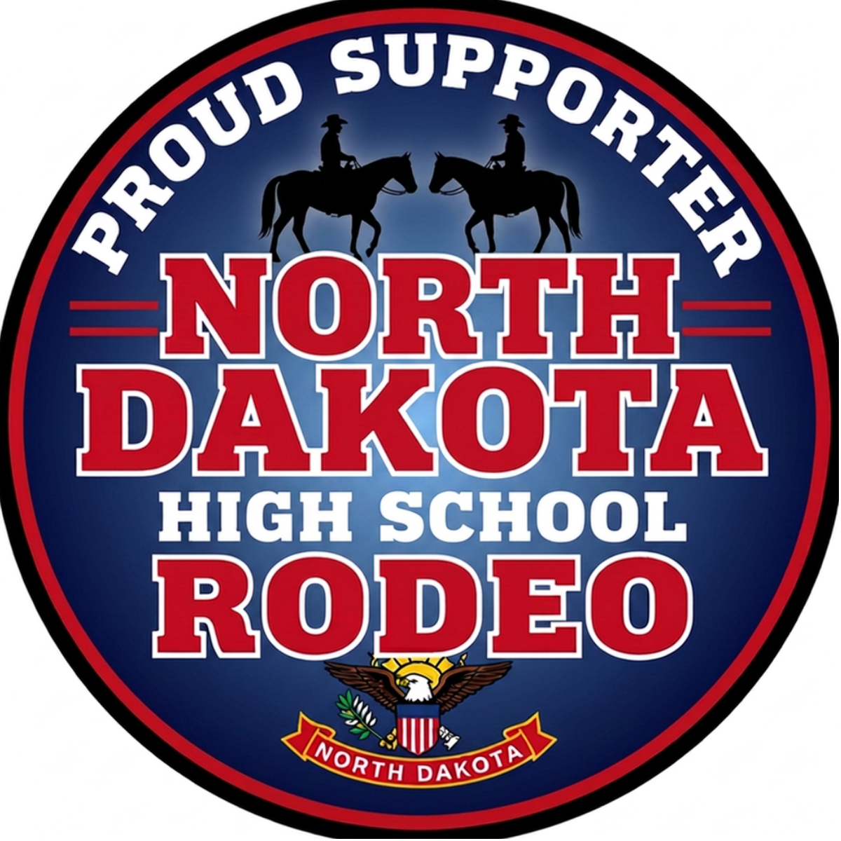 North Dakota state decal