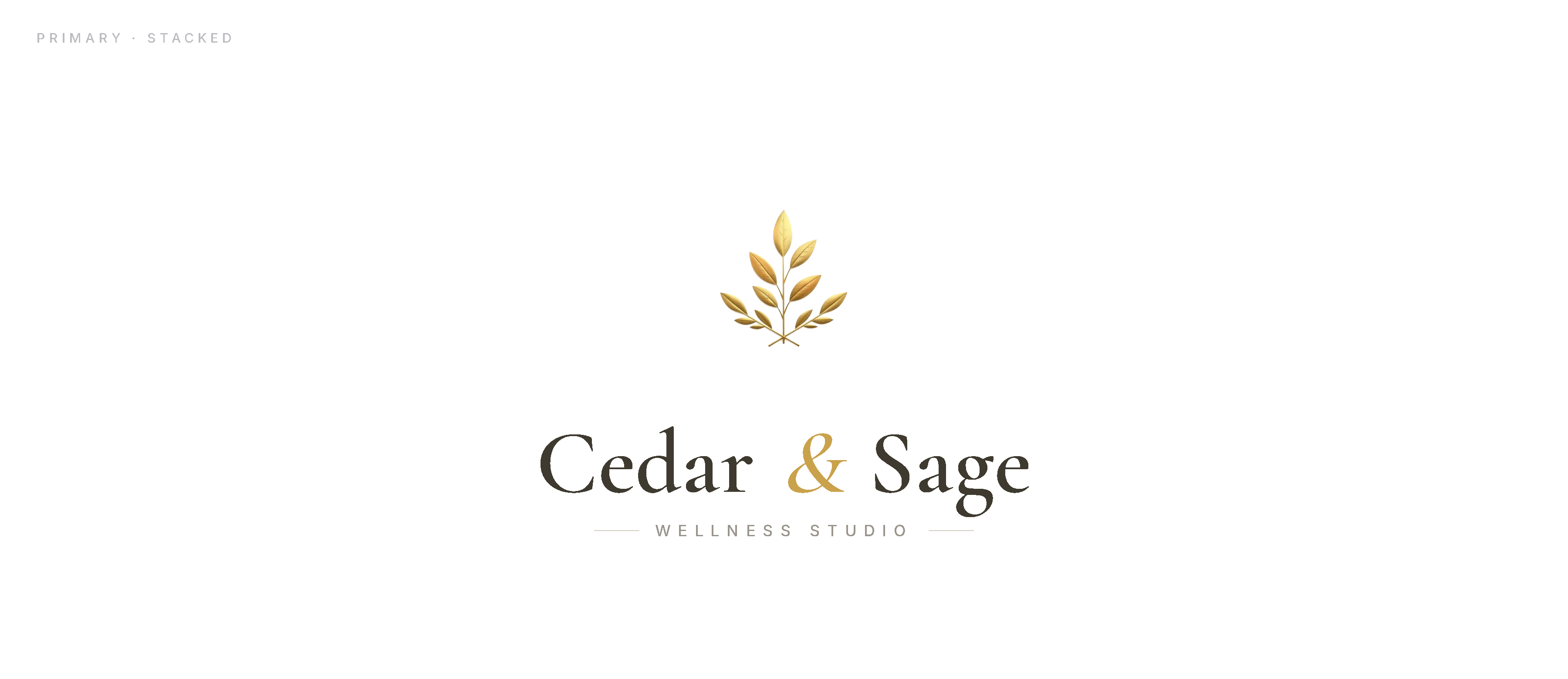 Cedar & Sage logo lockup