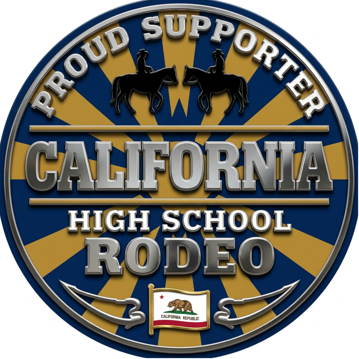 California Proud Supporter sticker